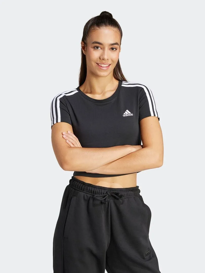 CROP TOP 'ADIDAS'  NEGRO