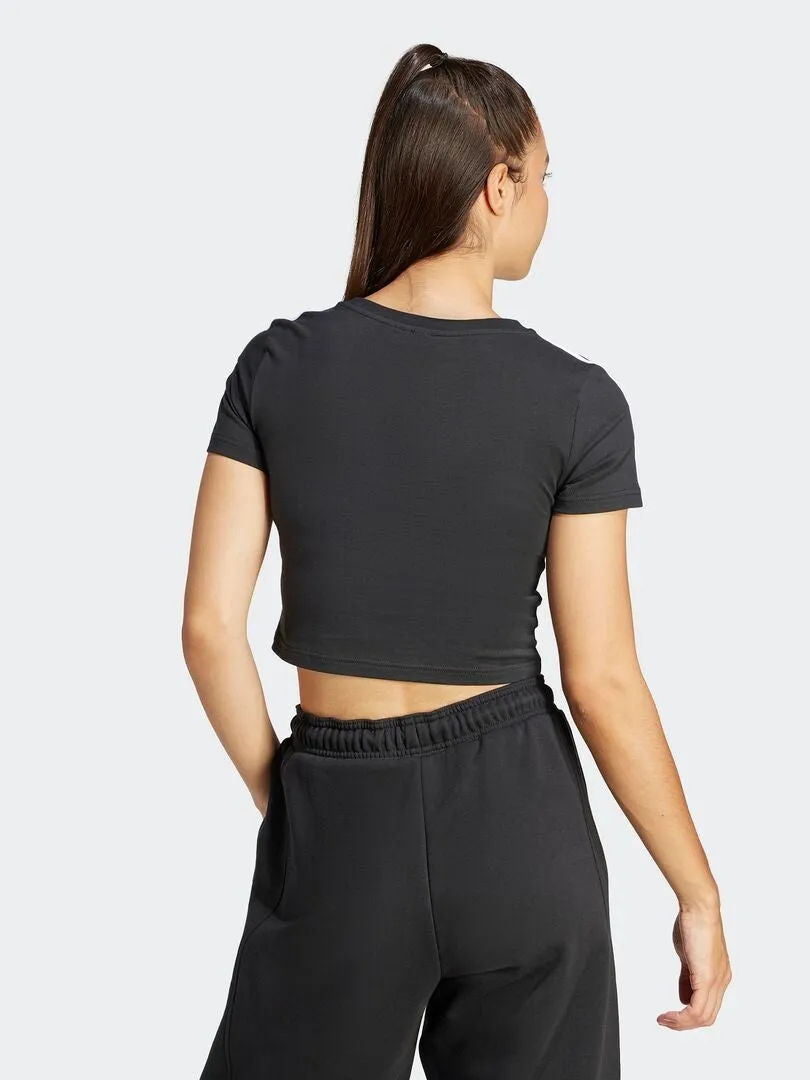 CROP TOP 'ADIDAS'  NEGRO