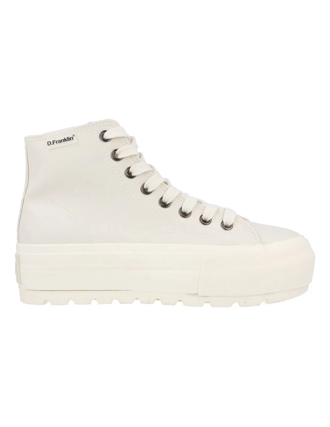 D. FRANKLIN  ZAPATILLA CASUAL PLATAFORMA NAPA BEIGE