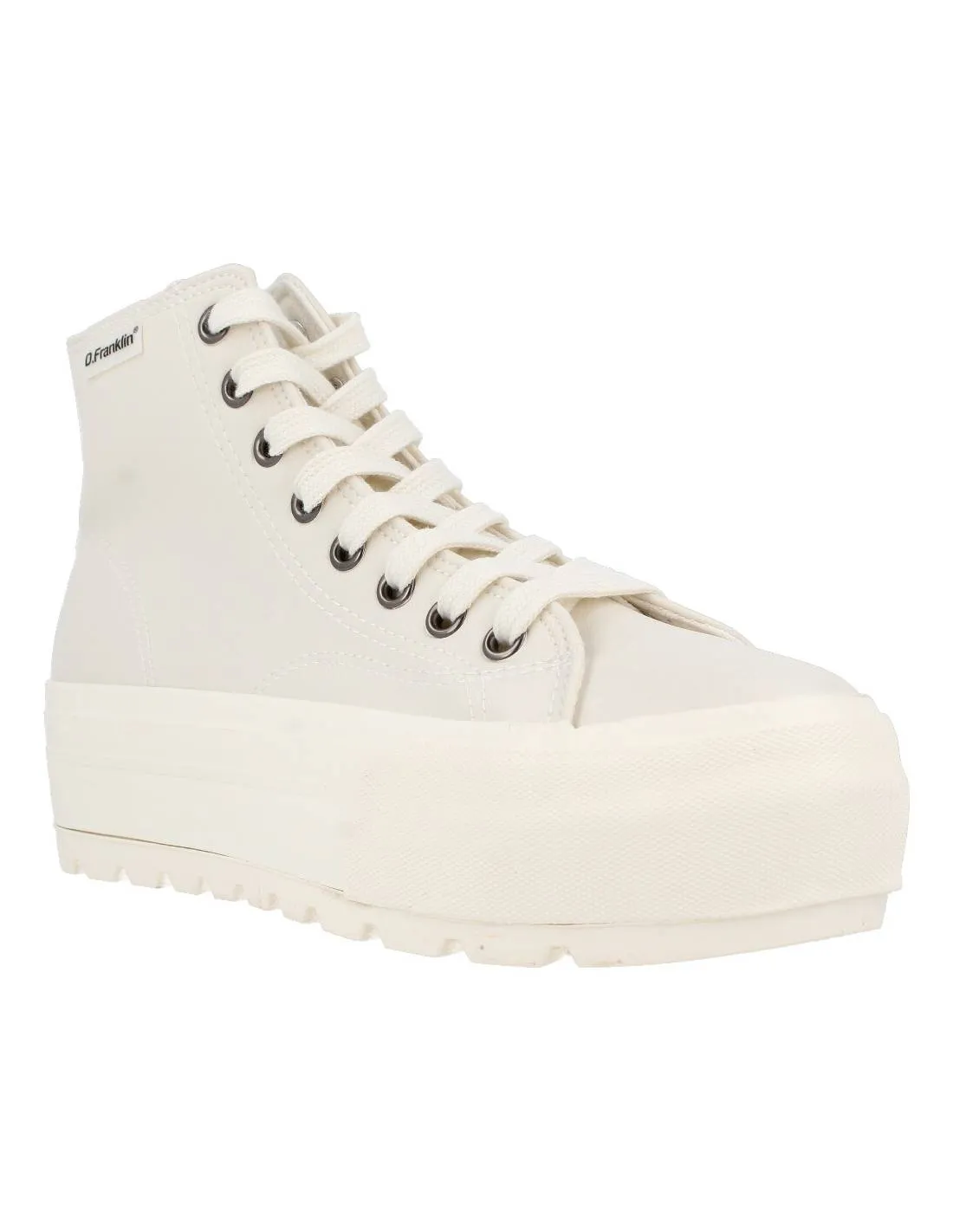 D. FRANKLIN  ZAPATILLA CASUAL PLATAFORMA NAPA BEIGE