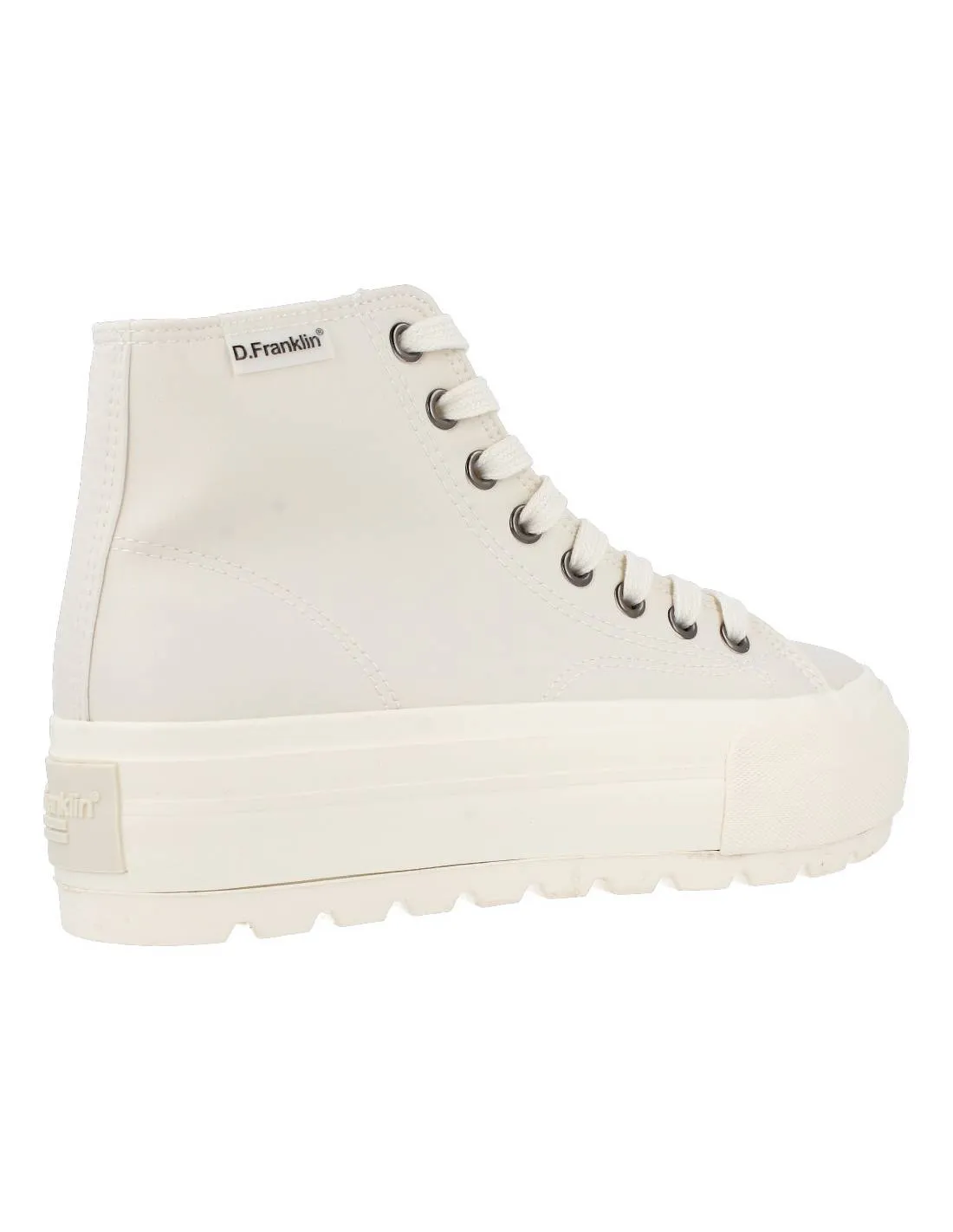 D. FRANKLIN  ZAPATILLA CASUAL PLATAFORMA NAPA BEIGE