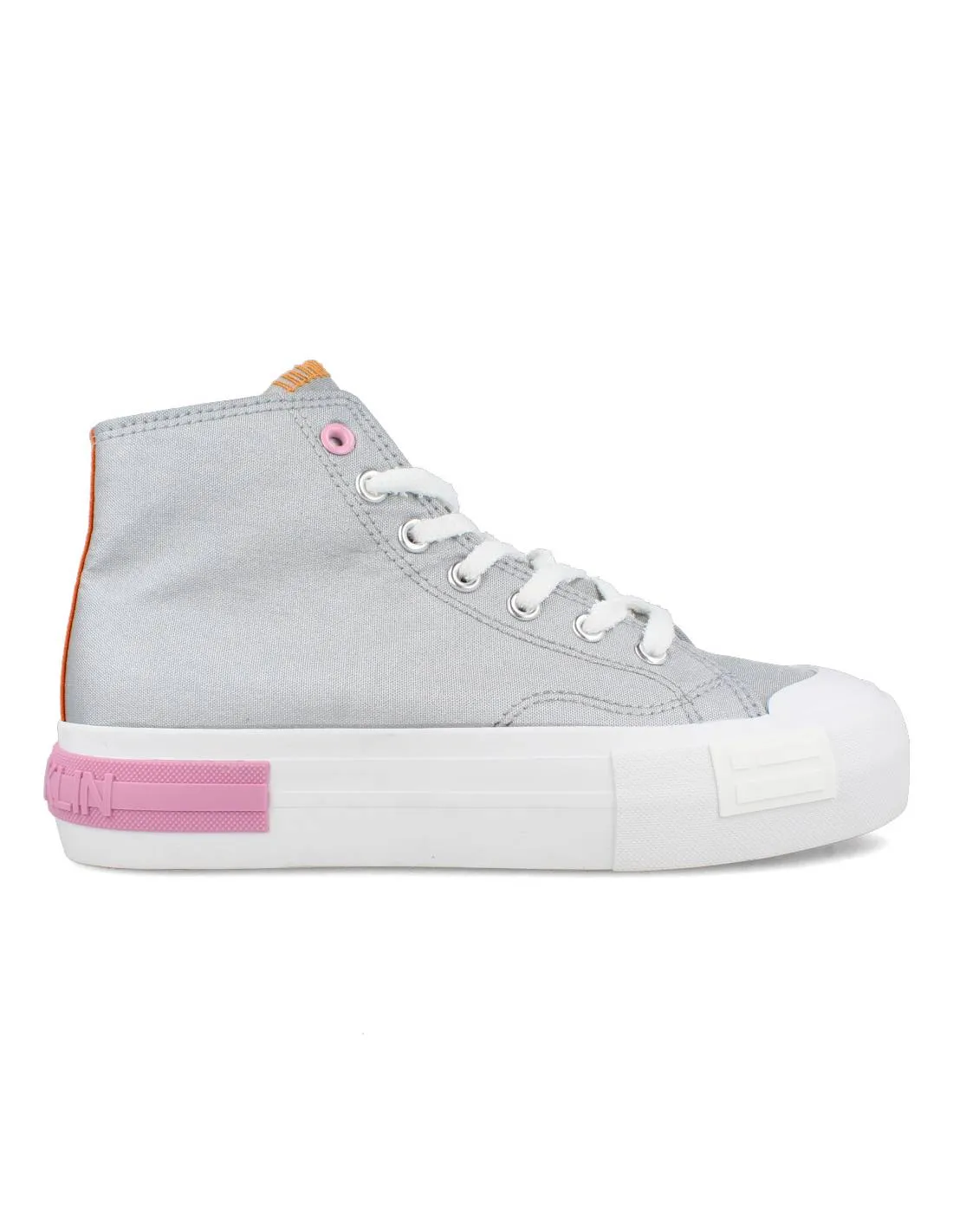 D. FRANKLIN  ZAPATILLA CASUAL PLATAFORMA PLATA