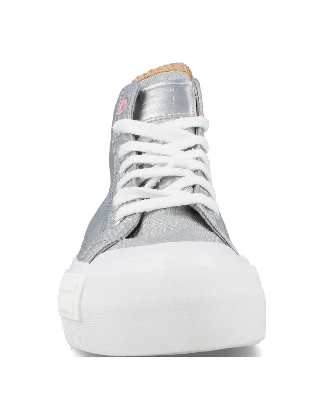 D. FRANKLIN  ZAPATILLA CASUAL PLATAFORMA PLATA