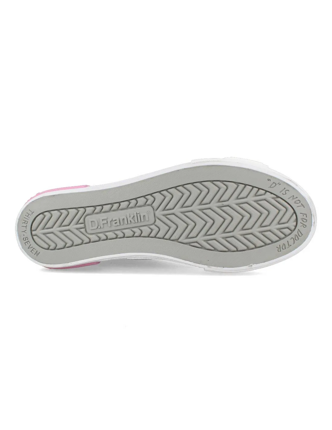 D. FRANKLIN  ZAPATILLA CASUAL PLATAFORMA PLATA