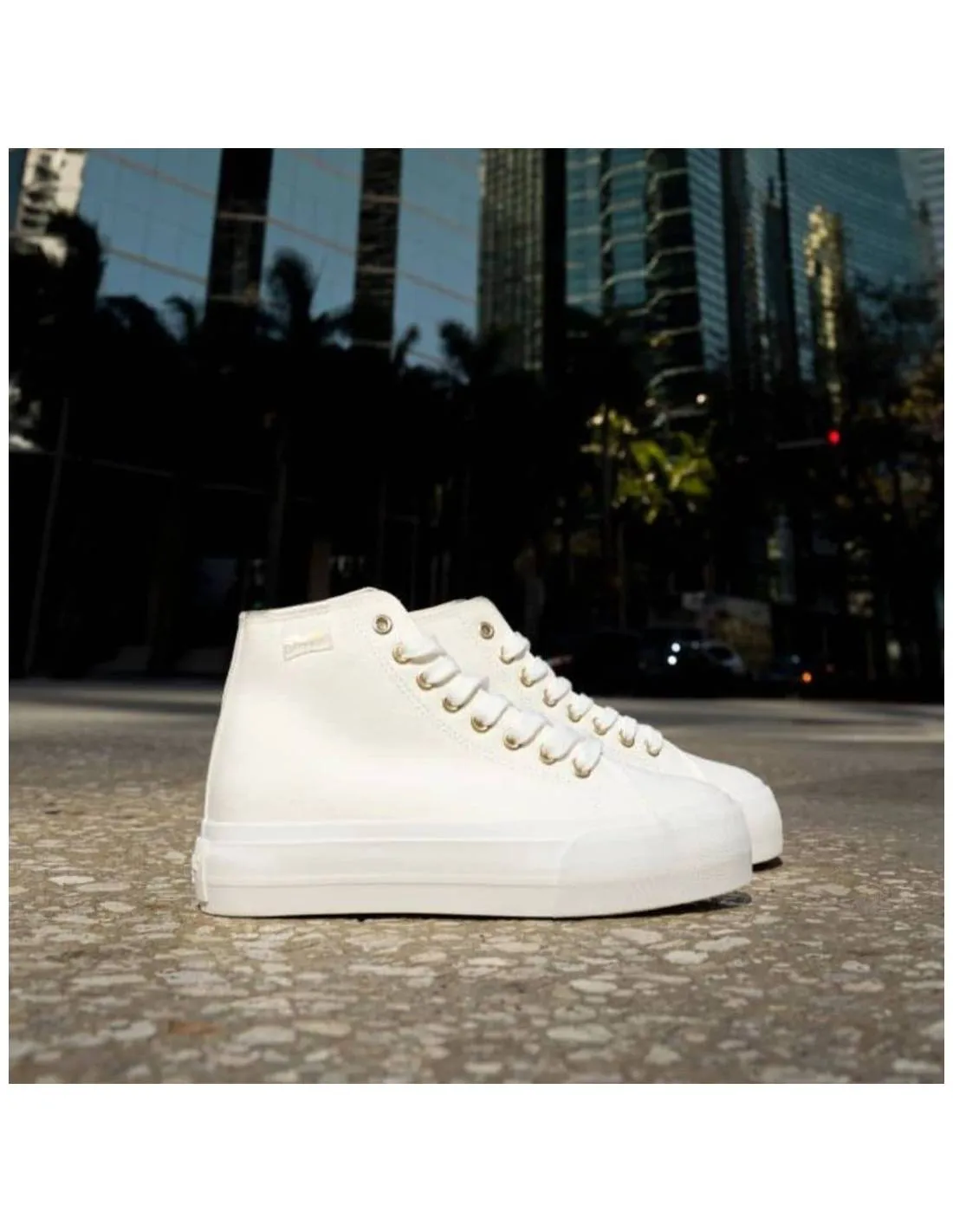 D. FRANKLIN  ZAPATILLAS ONE WAY FULL WHITE GOLD