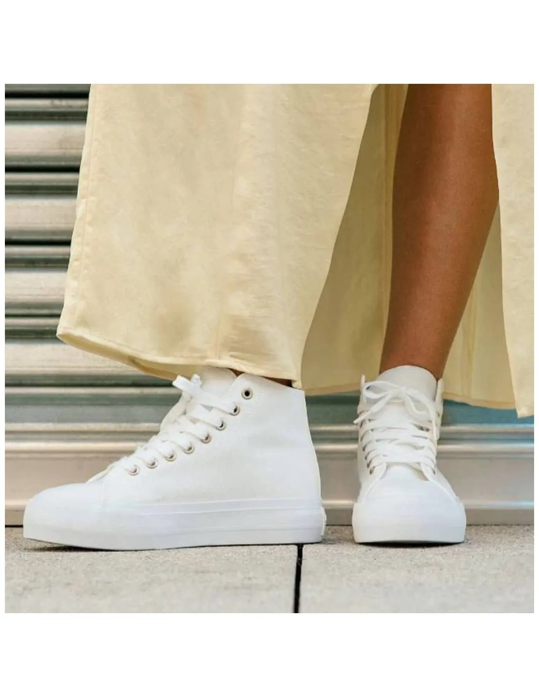 D. FRANKLIN  ZAPATILLAS ONE WAY FULL WHITE GOLD