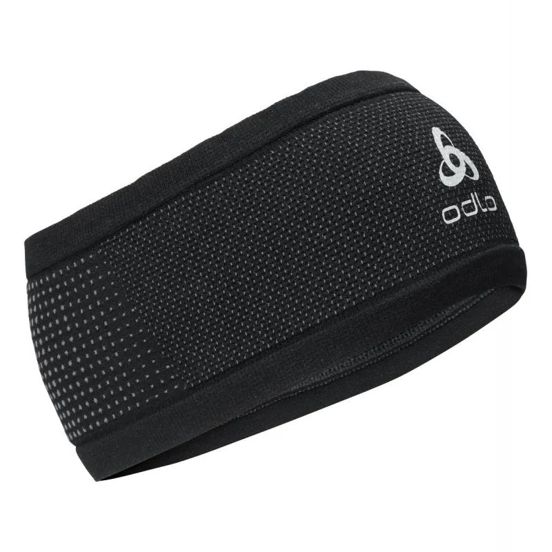 DIADEMA ODLO VELOCITY CERAMIWARM (NEGRO  GRIS ACERO ODLO)