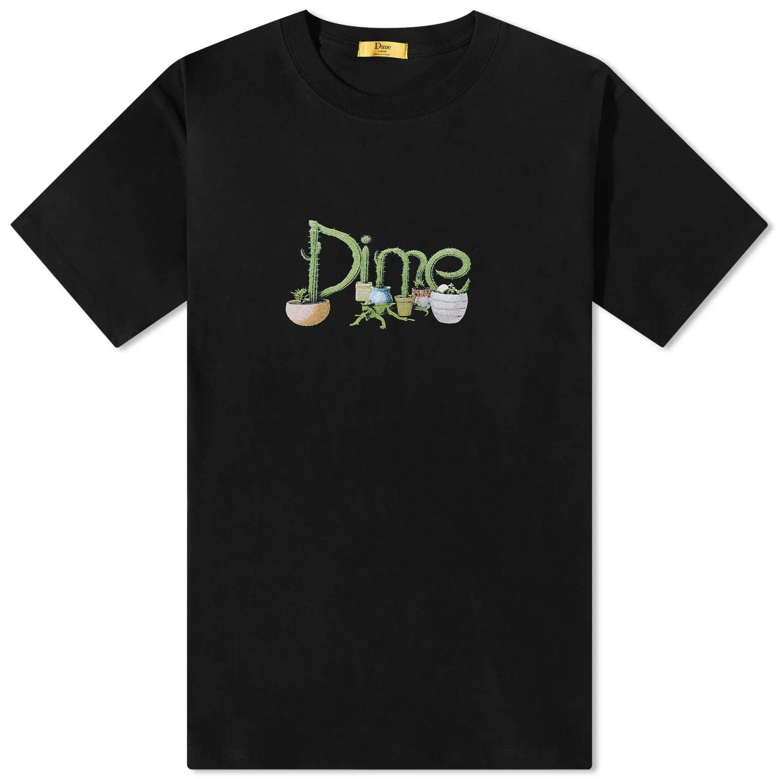 Dime Cactus Tee Black