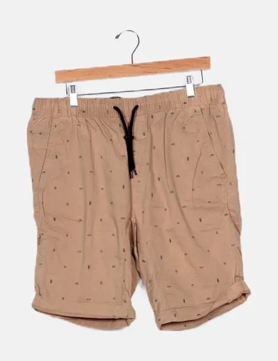 Element Short beige estampado