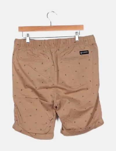 Element Short beige estampado