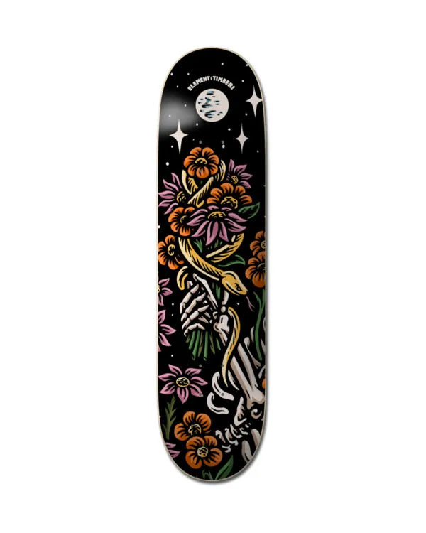 ELEMENT X TIMBER! 8.25" LATE BLOOMERS  TABLA DE SKATE