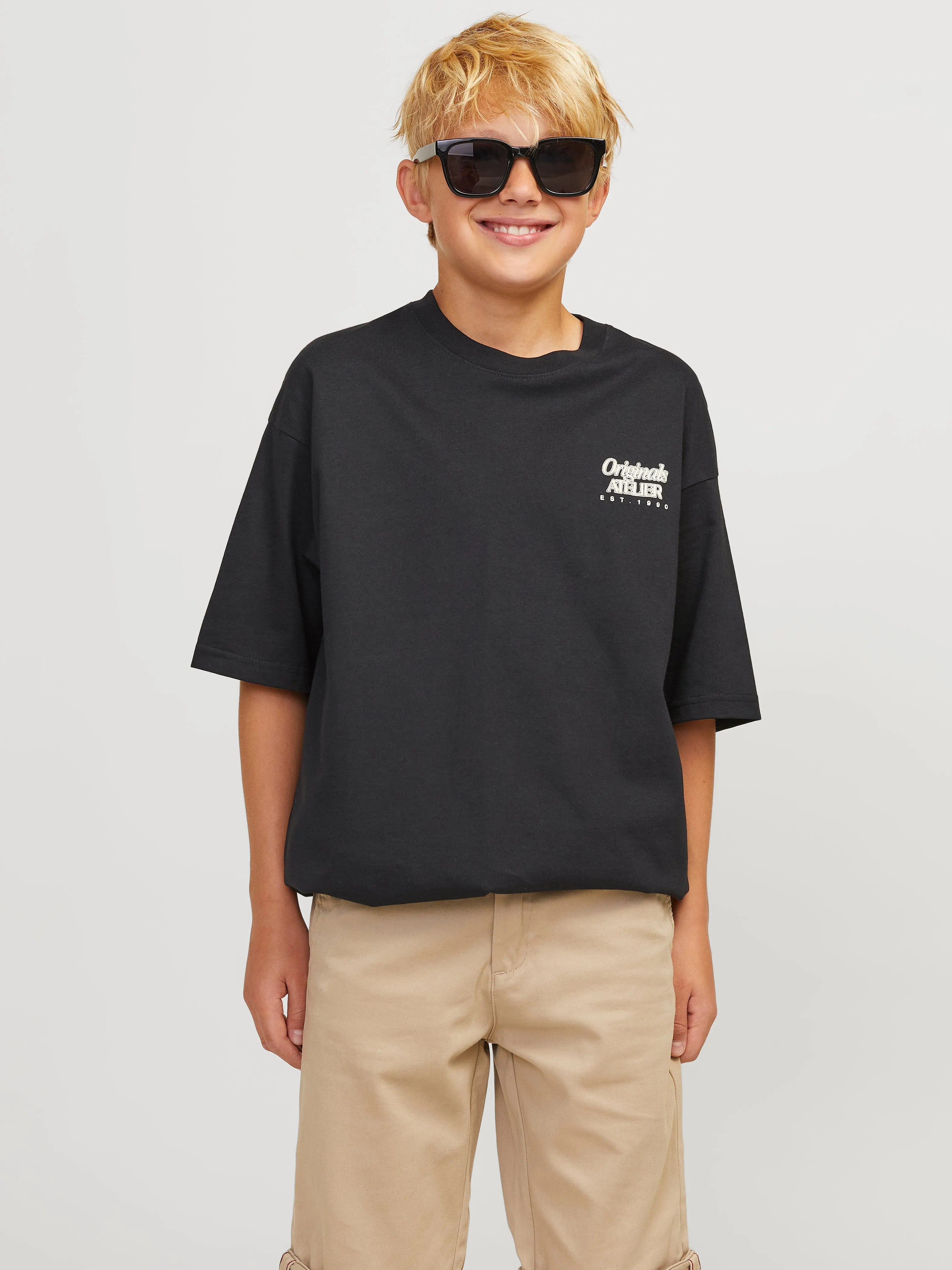 Estampado Camiseta Junior | Negro | Jack & Jones®