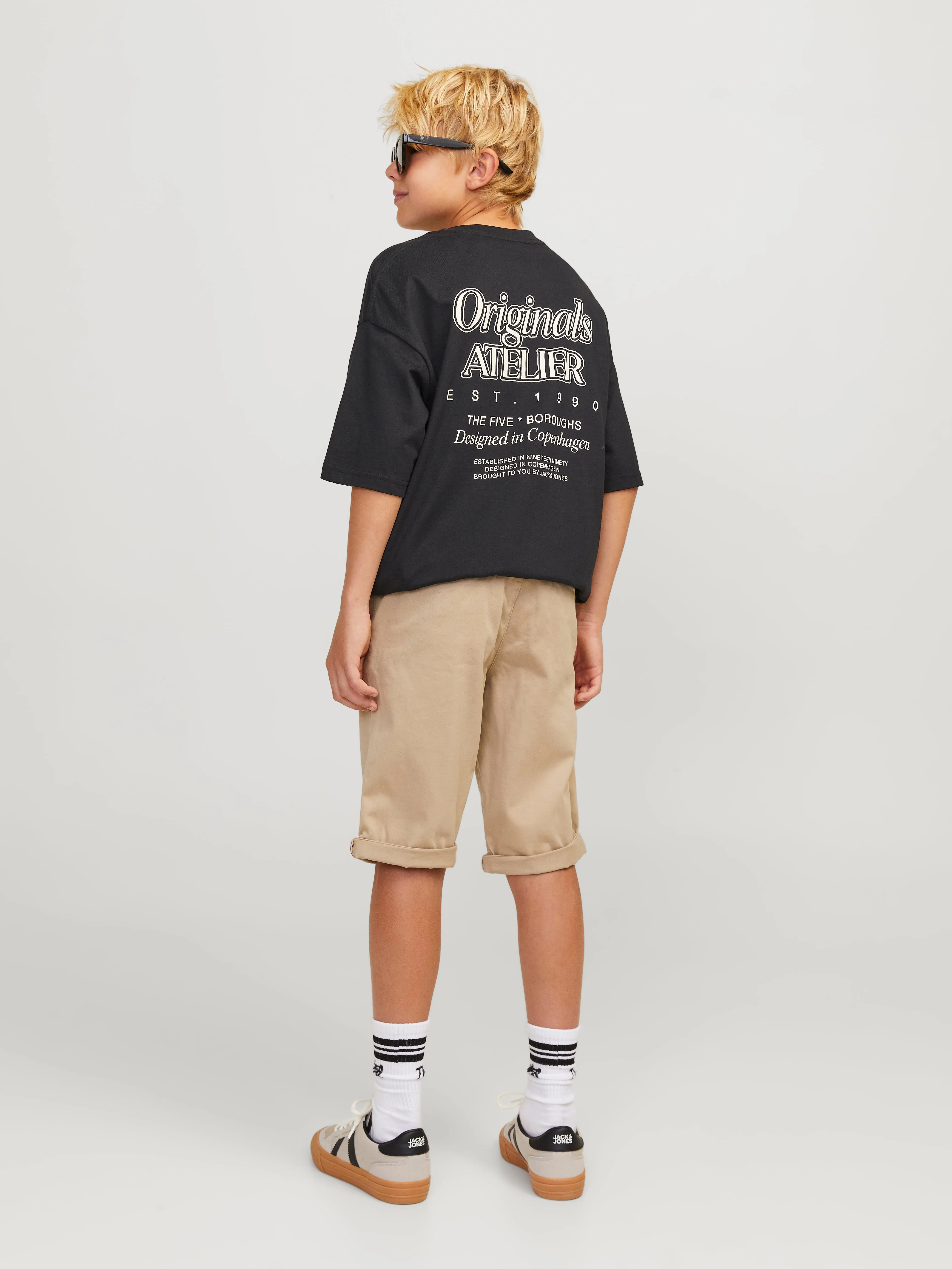 Estampado Camiseta Junior | Negro | Jack & Jones®