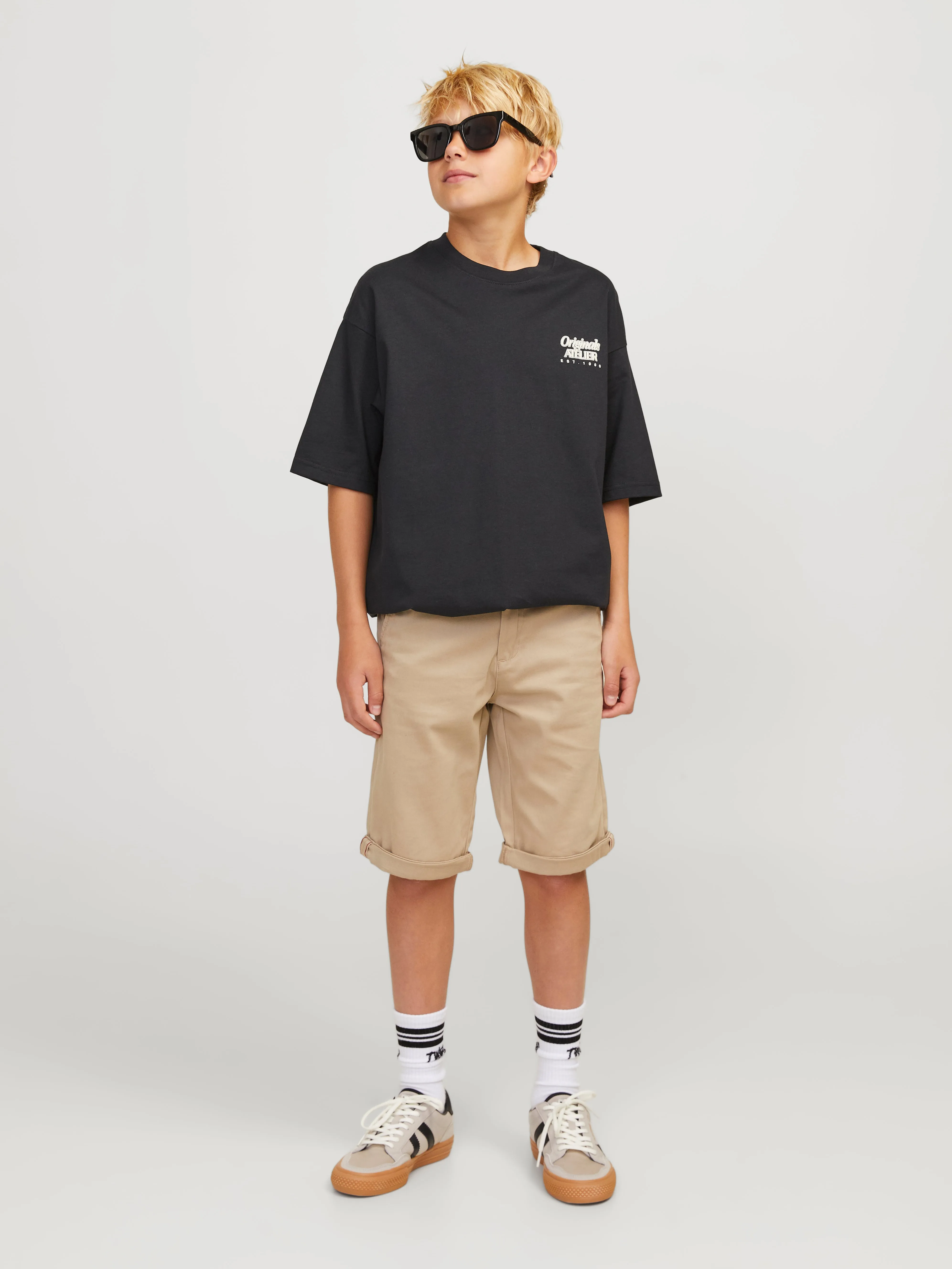 Estampado Camiseta Junior | Negro | Jack & Jones®