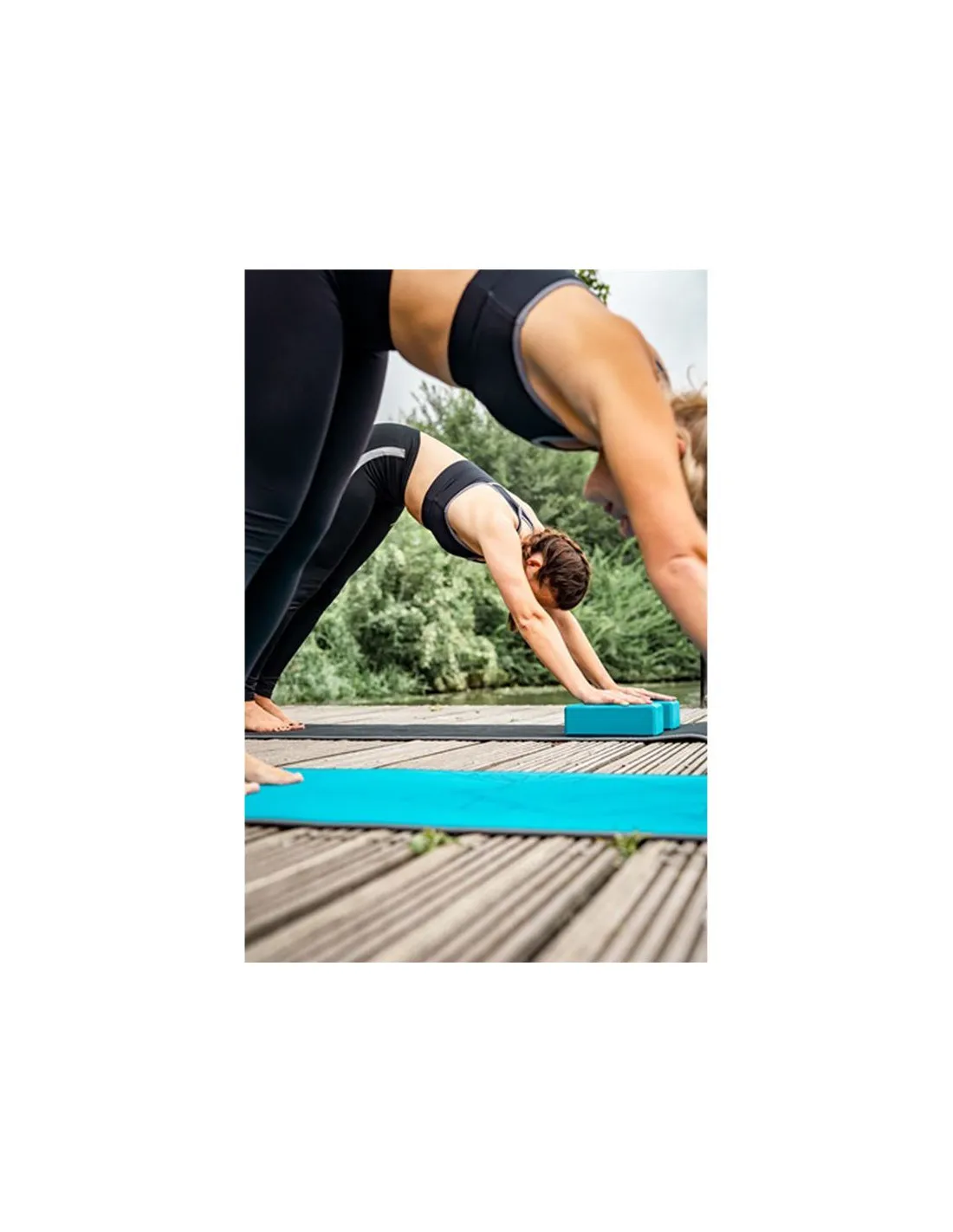 Esterilla de fitness Avento Neopreno Estampada Azul