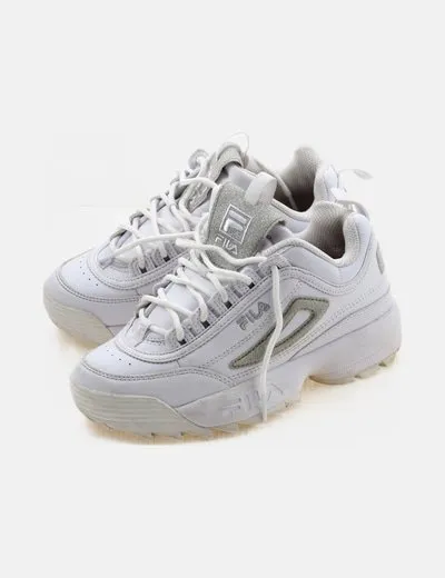 Fila Zapatilla blanca cordones