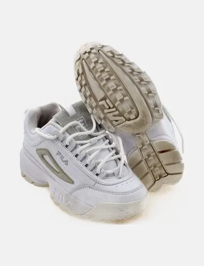 Fila Zapatilla blanca cordones