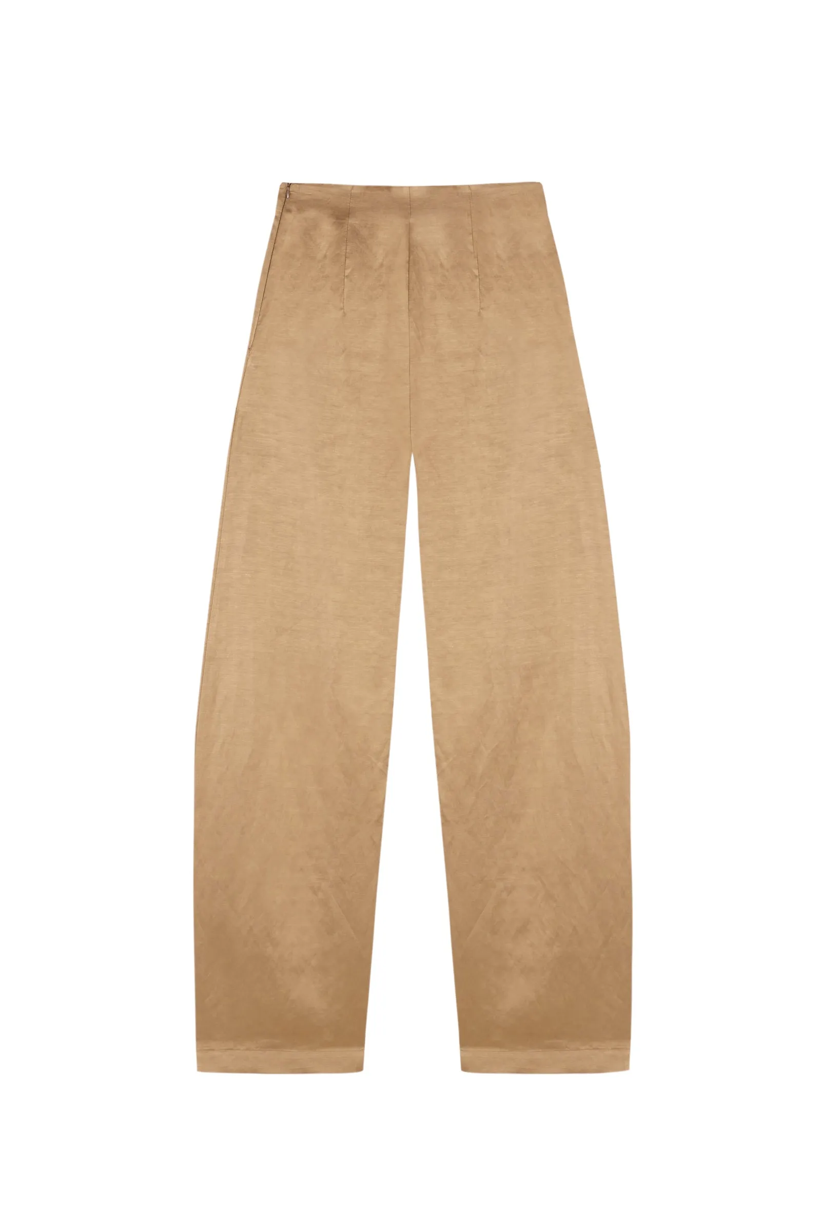 Gloria, cocoa linen and viscose pants
