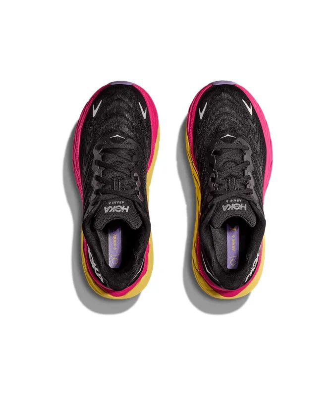 Hoka ARAHI 6 Mujer BLACK/PINK