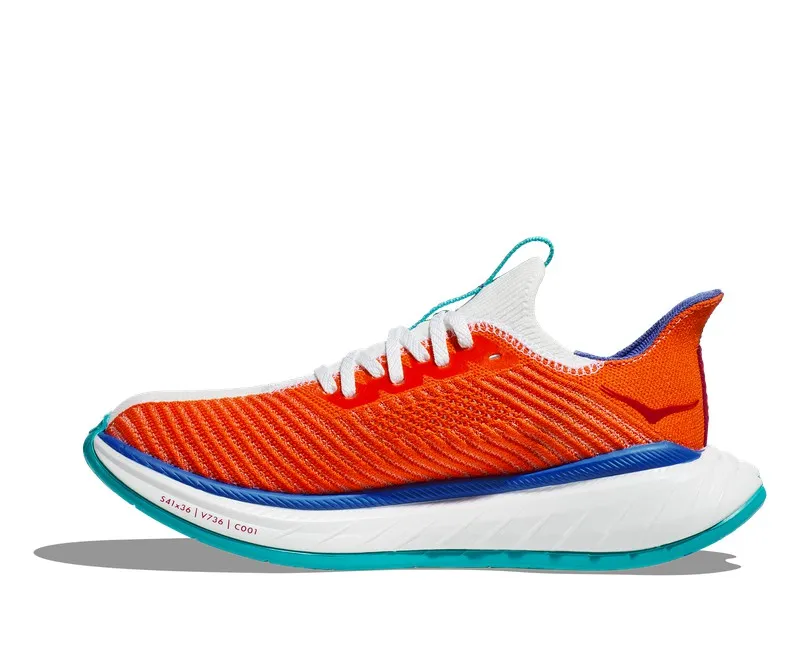 Hoka CARBON X 3 Hombre WHITE/FLAME