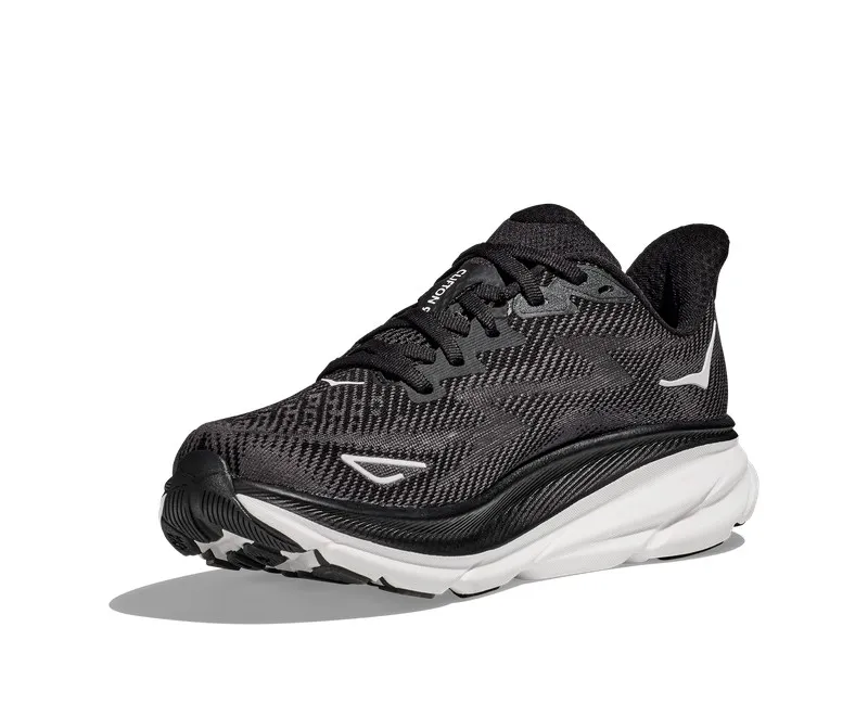 Hoka CLIFTON 9 Hombre BLACK/WHITE