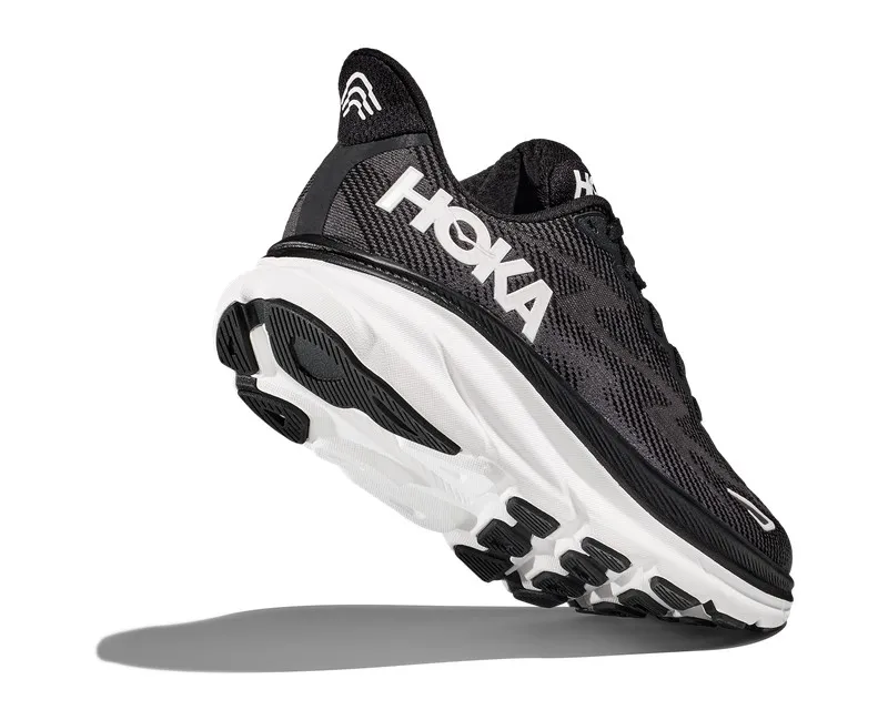 Hoka CLIFTON 9 Hombre BLACK/WHITE