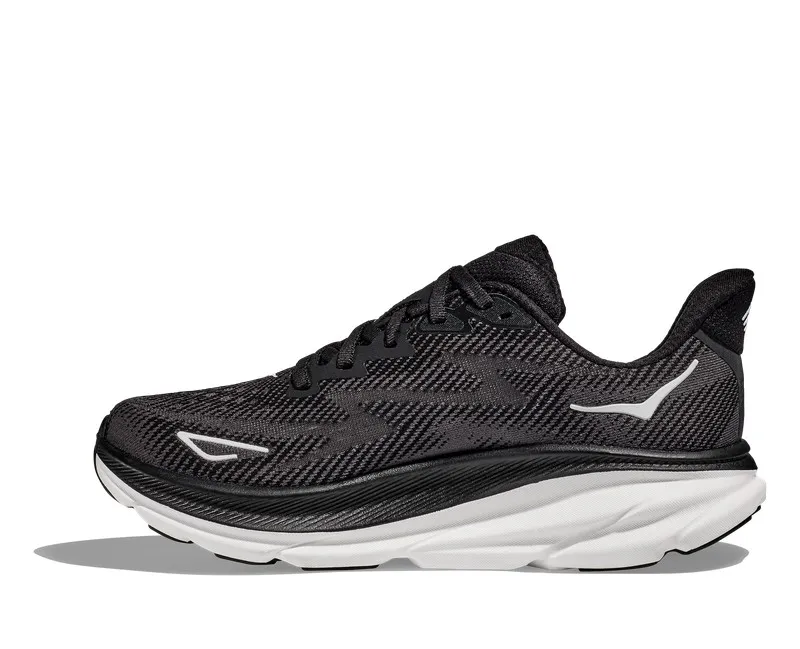 Hoka CLIFTON 9 Hombre BLACK/WHITE
