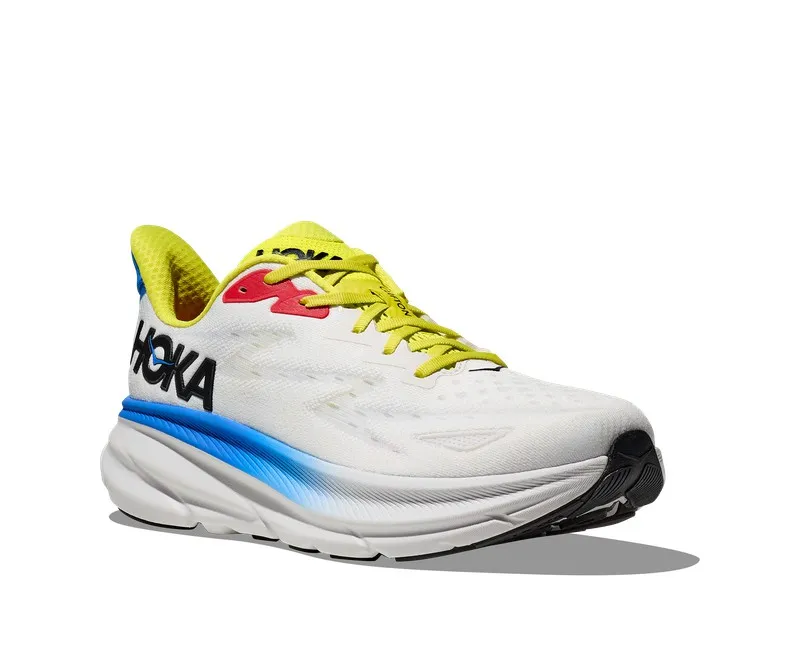 Hoka CLIFTON 9 Hombre Blanc de Blanc Virtual Blue