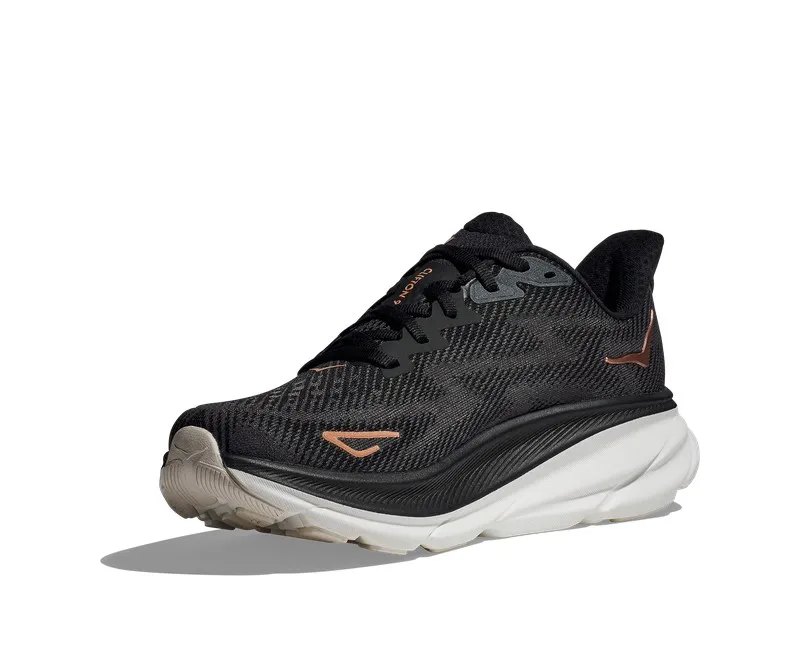 Hoka CLIFTON 9 Mujer Black / Rose Gold