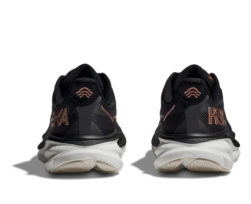 Hoka CLIFTON 9 Mujer Black / Rose Gold