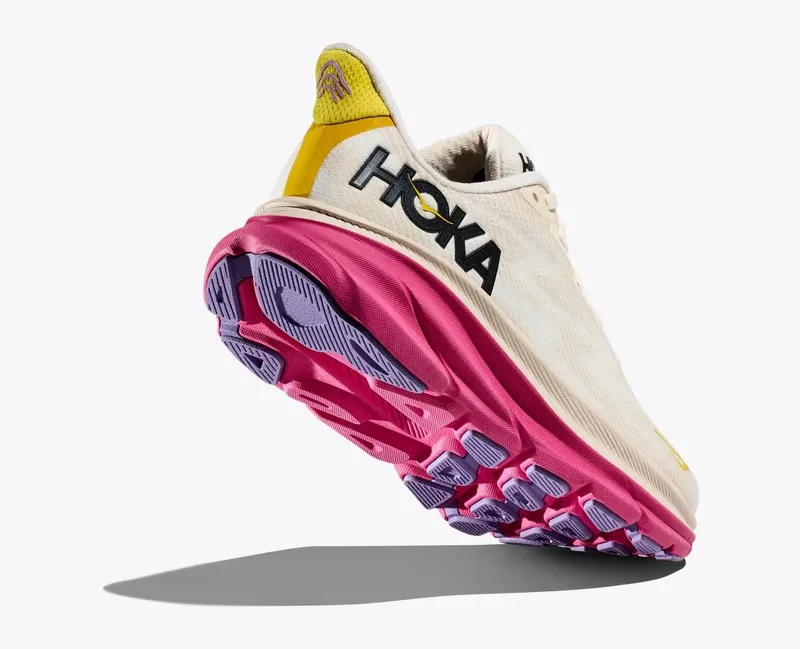 Hoka CLIFTON 9 Mujer EGGNOG/BLANC