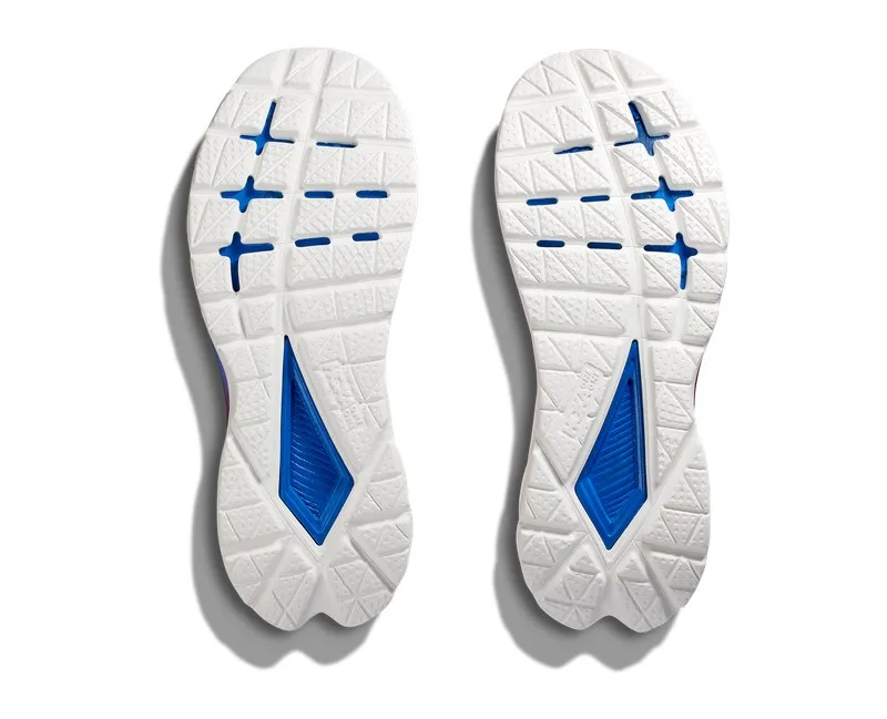 Hoka MACH 5 Mujer WHITE/FLAME
