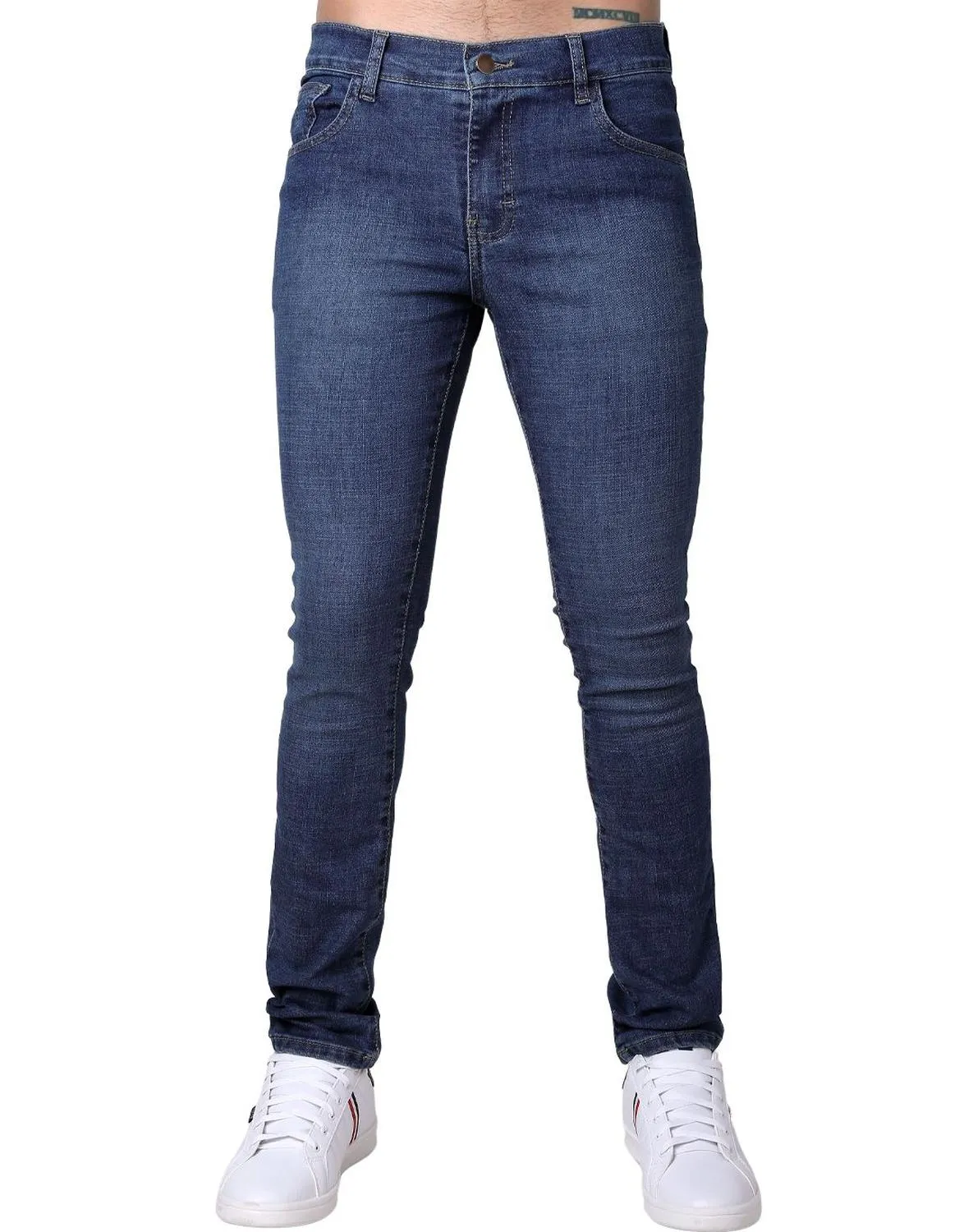 Jeans Hombre Basico Skinny Azul Stfashion 63105024