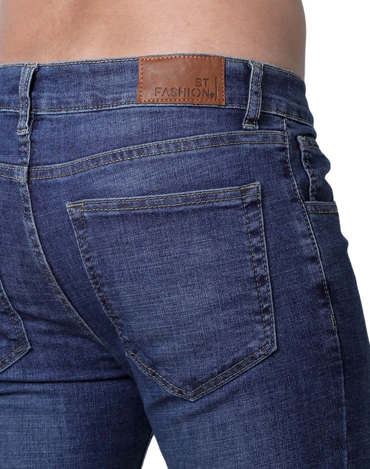 Jeans Hombre Basico Skinny Azul Stfashion 63105024