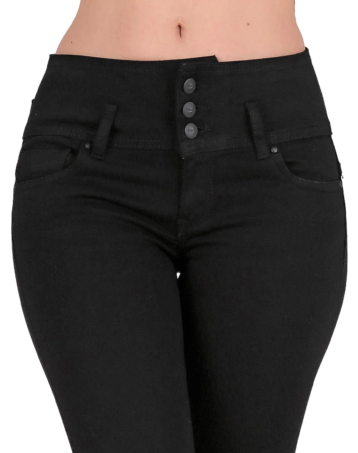 Jeans Mujer Básico Skinny Negro Furor 62104178