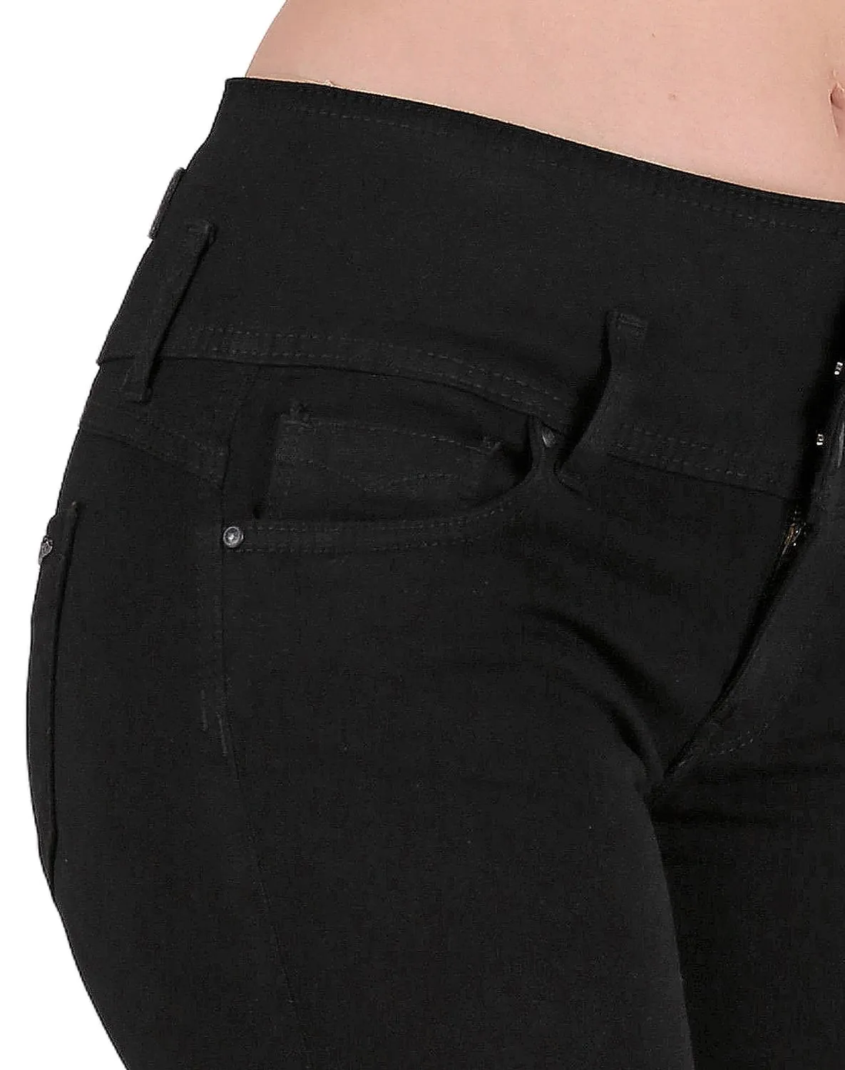 Jeans Mujer Básico Skinny Negro Furor 62104178