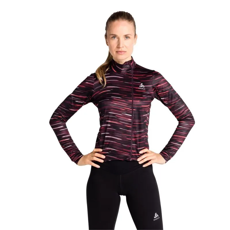 Jersey de manga larga Odlo Zeroweight Ceramiwarm (Winetasting) Mujer