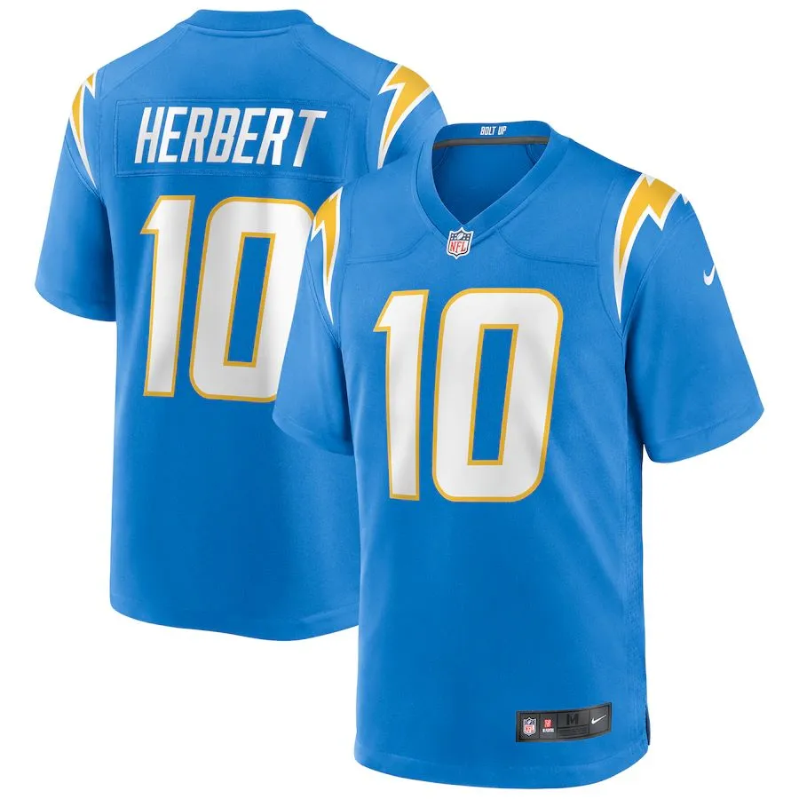 Jersey Nike Game Chargers Herbert Adulto