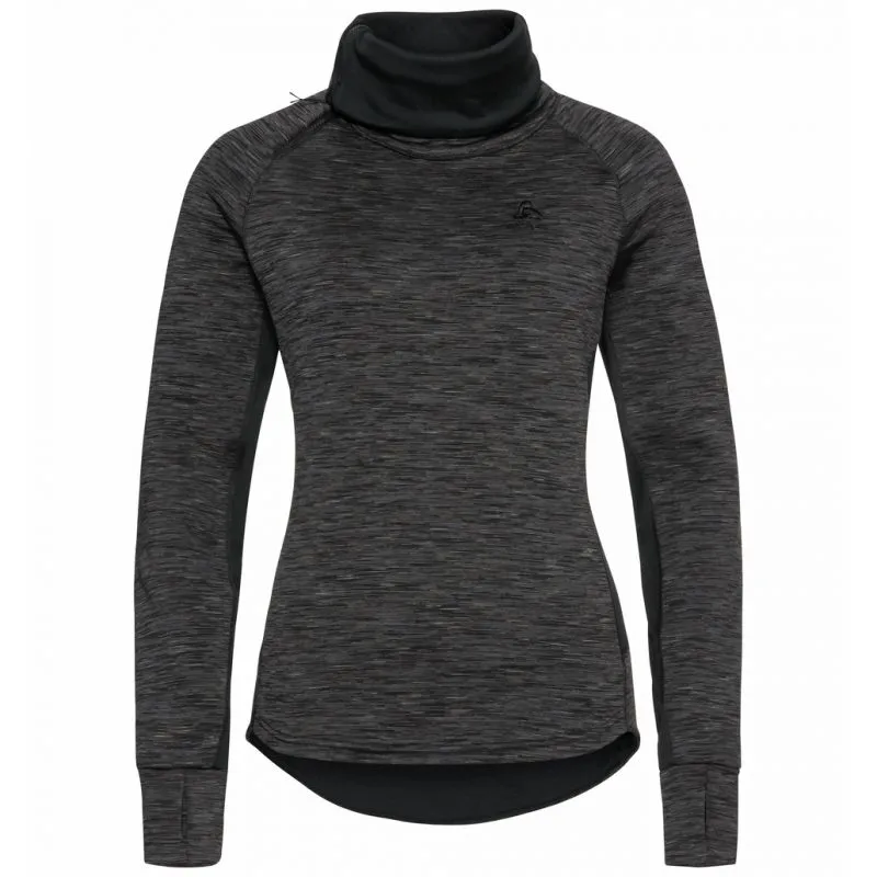 JERSEY ODLO BERRA SL (BLACK  SPACE DYE) MUJER