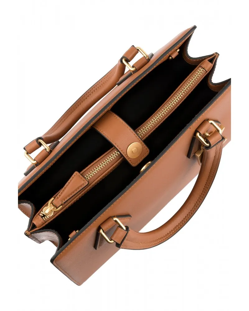 KARL LAGERFELD  BOLSO TOTE MD K/LOCK APLIQUES DORADOS