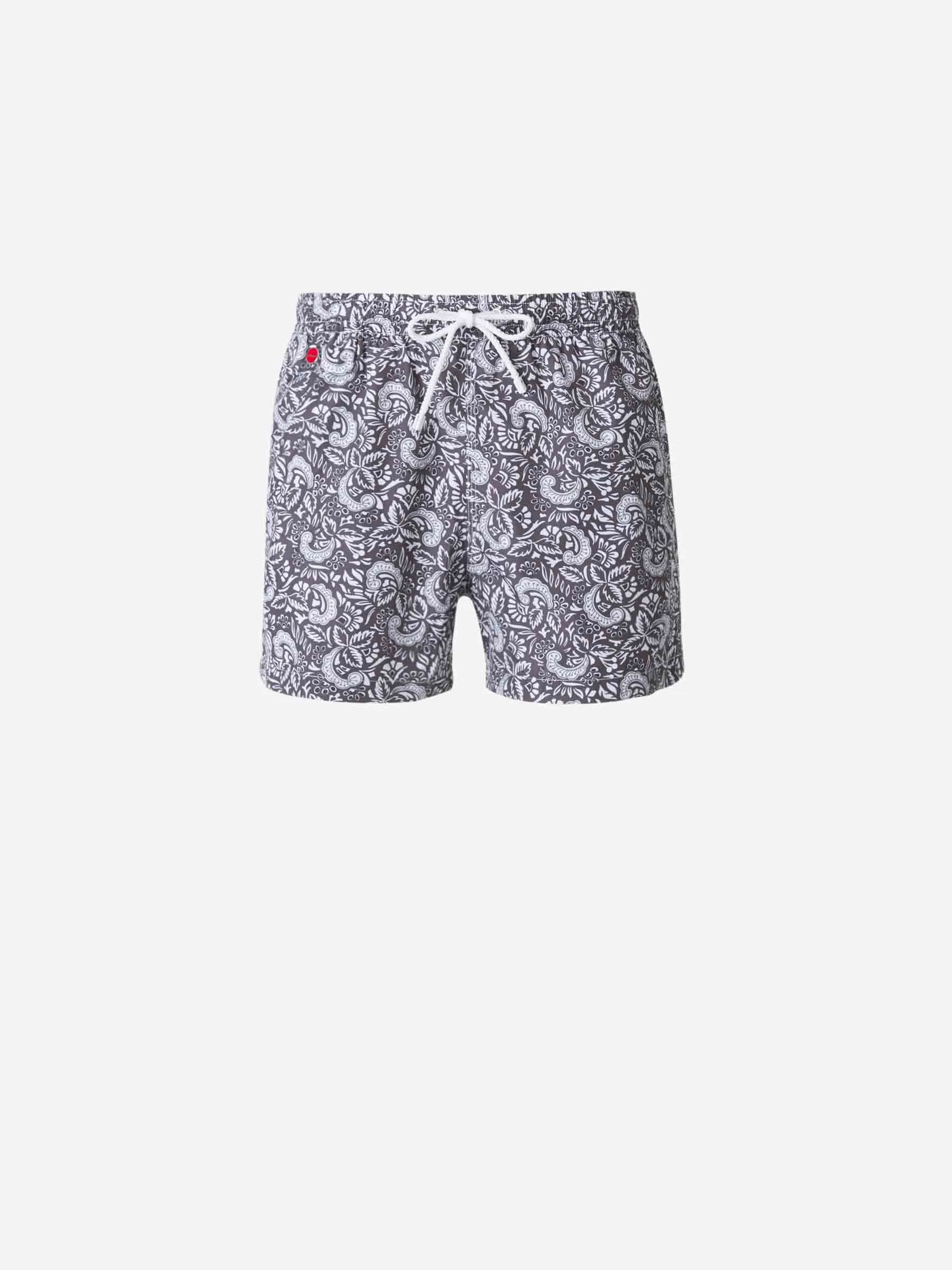 Kiton Bañador Estampado Paisley