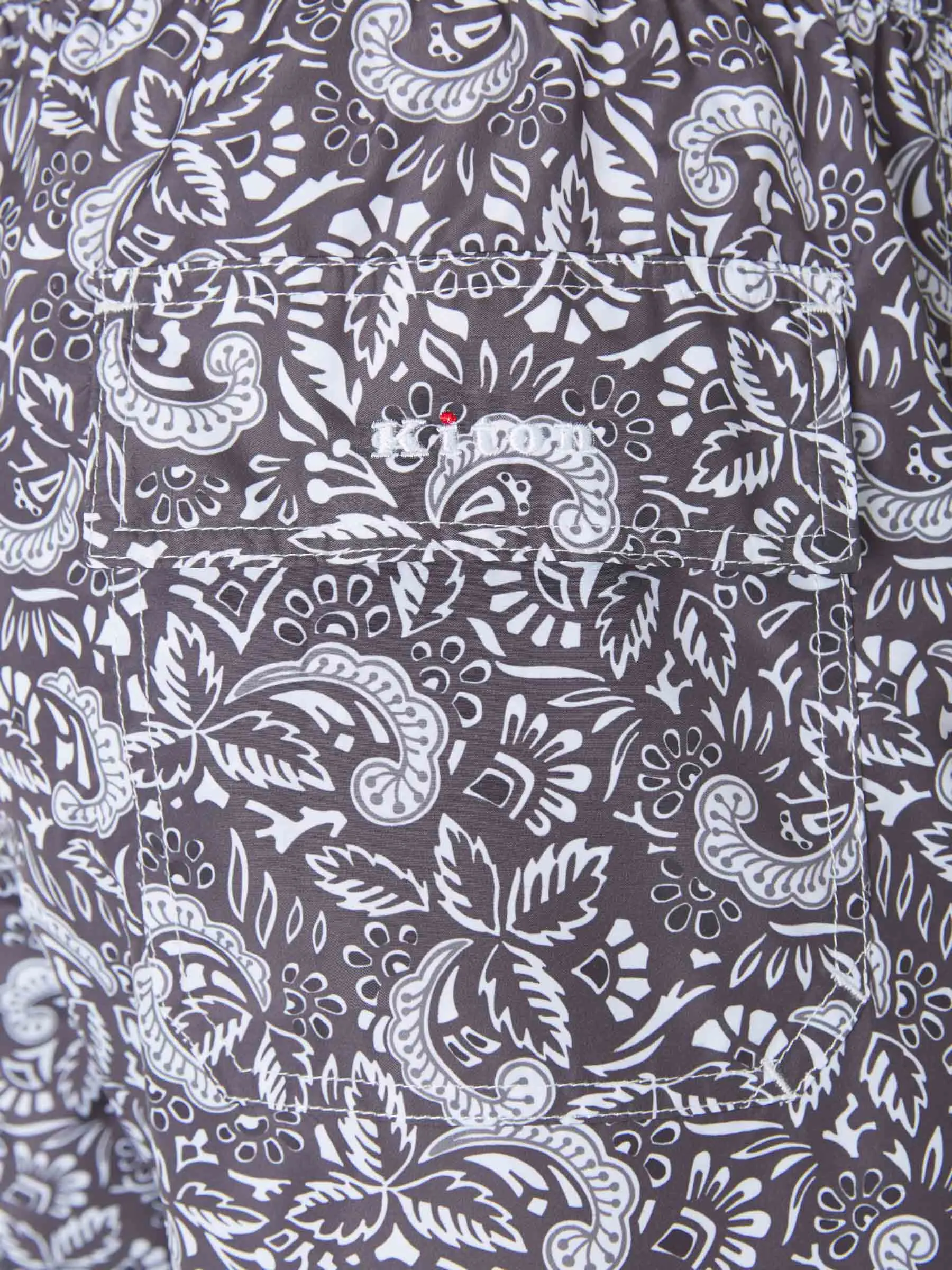 Kiton Bañador Estampado Paisley