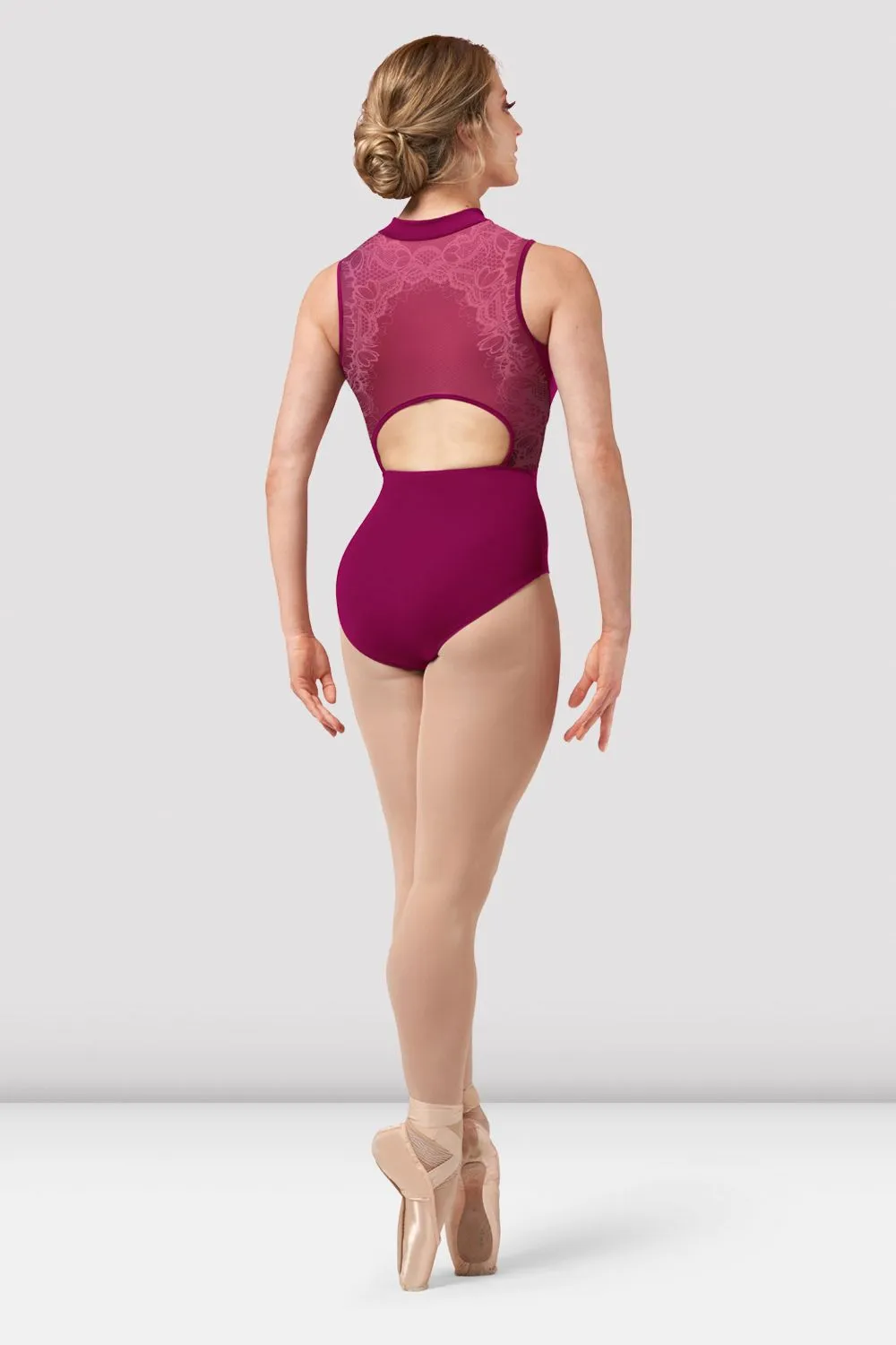 Ladies Harper Zip Front Leotard