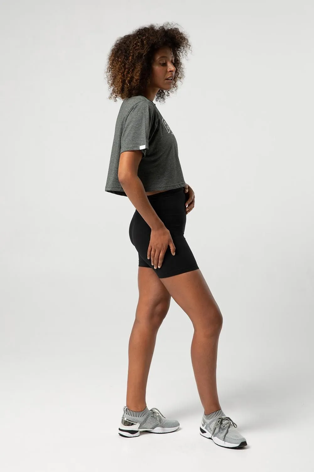 Ladies Heritage Bloch Print Crop Tee