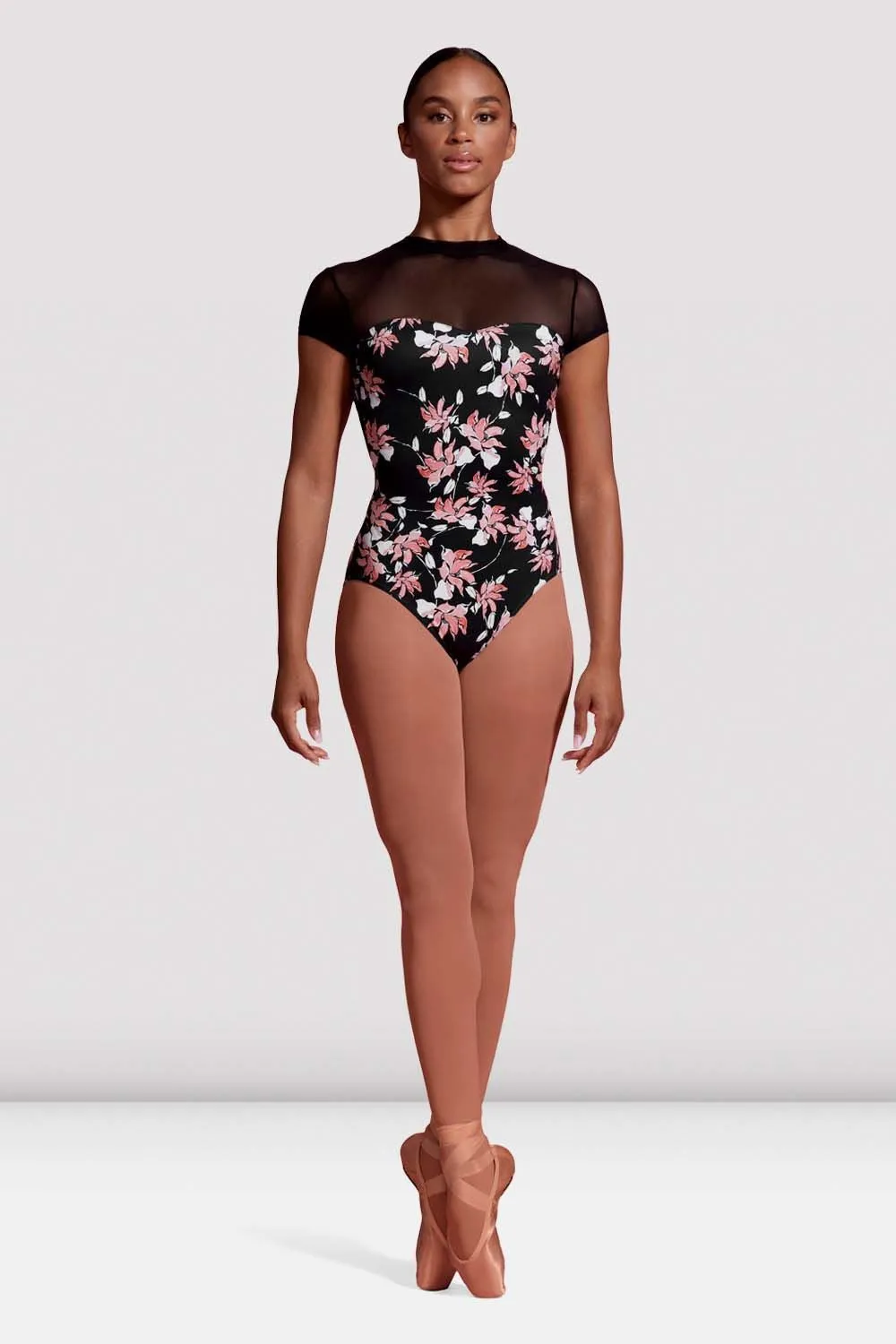 Ladies Mirella Jardin Mock Neck Leotard