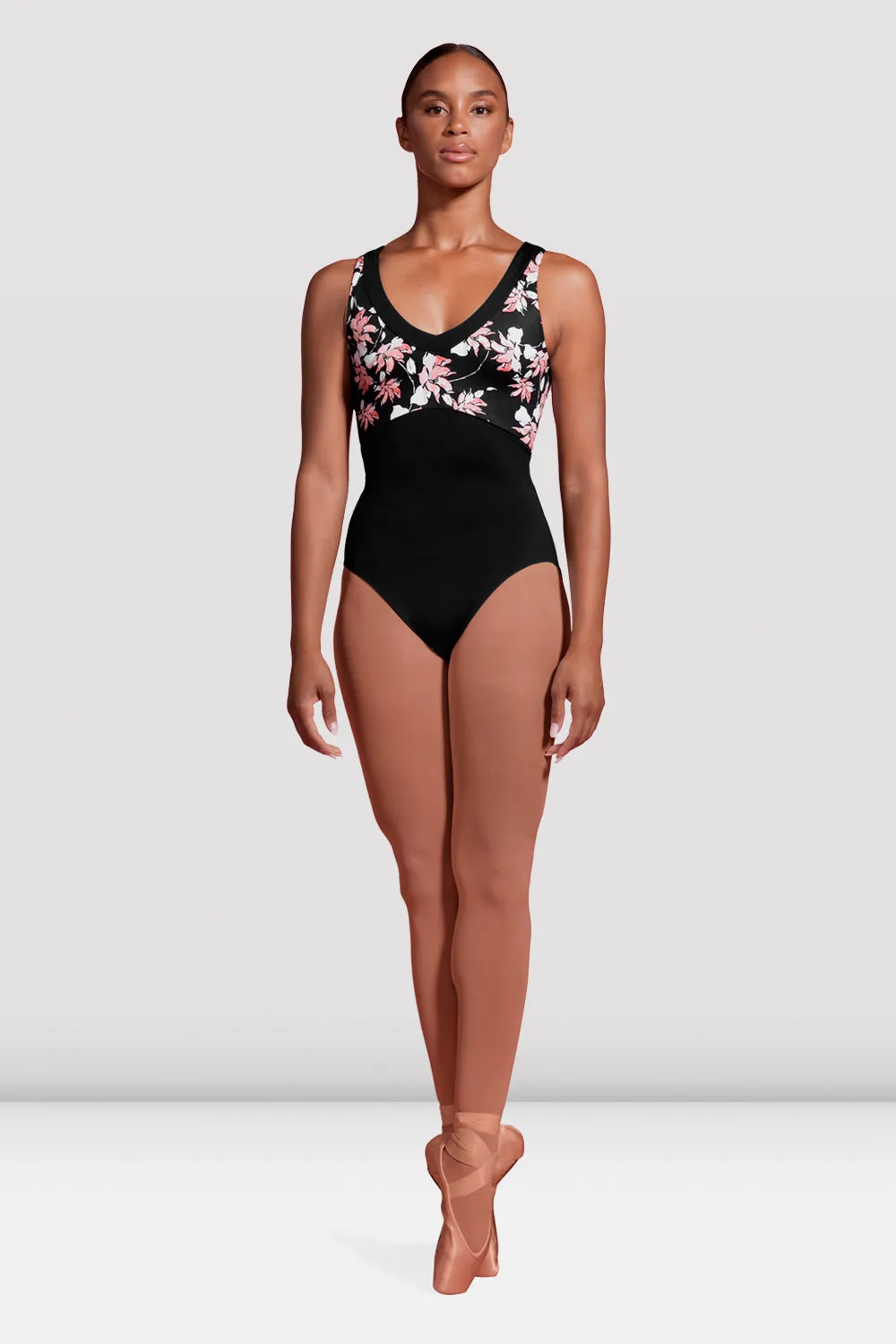 Ladies Mirella Jardin V Neck Tank Leotard