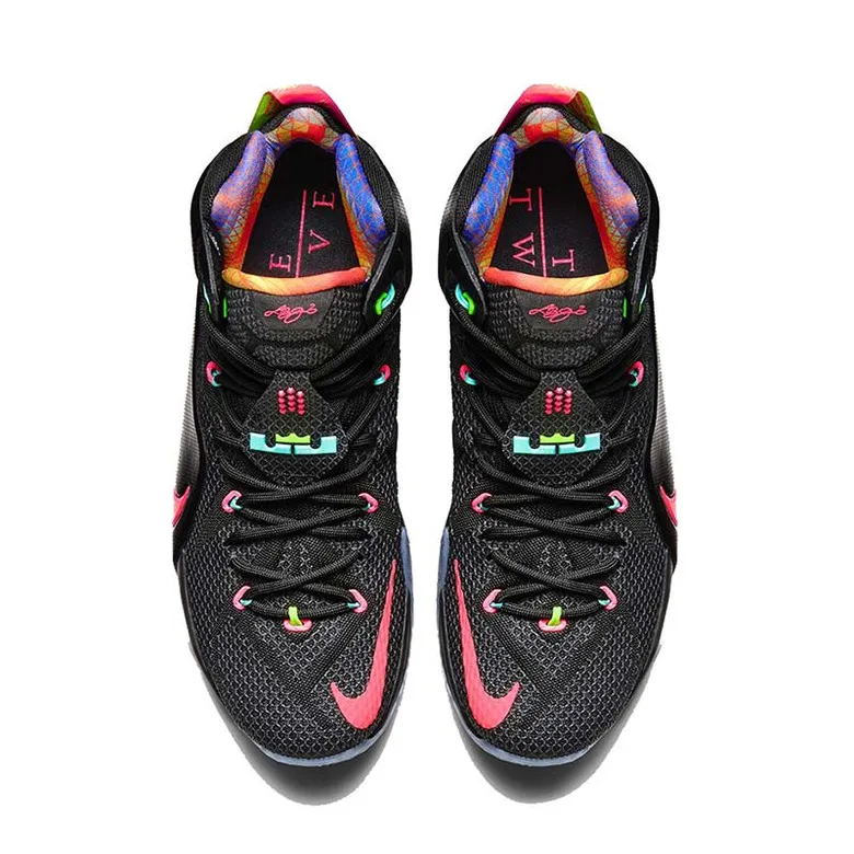 Lebron XII "Data" (068/negro/crimson)