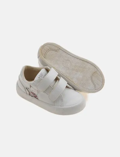 Lefties Zapatilla blanca velcro