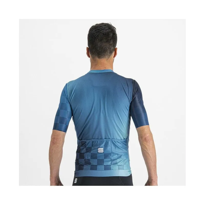 Maillot de ciclismo SPORTFUL Maillot Rocket (BERRY BLUE JUNIPER BLUE GALAXY) hombre