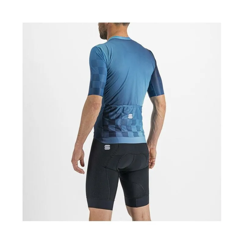 Maillot de ciclismo SPORTFUL Maillot Rocket (BERRY BLUE JUNIPER BLUE GALAXY) hombre